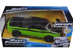 Letty's Dodge Challenger Off Road Green Fast & Furious Movie 1/24 Diecast Model Car Jada 97131