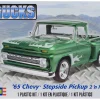 Level 4 Model Kit 1965 Chevrolet Stepside Pickup Truck 2 in 1 Kit 1/25 Scale Model Revell 85-7210