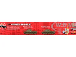 Level 3 Model Kit Cromwell Mk.IV / Mk.VI Cruiser Tank with 2 Scheme Options 1/35 Plastic Model Kit by Airfix