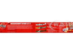 Level 2 Model Kit Messerschmitt Bf109E 3 E 4 Fighter Aircraft with 3 Scheme Options 1/48 Plastic Model Kit Airfix A05120B