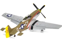 Level 2 Model Kit North American P 51D Mustang Fighter Aircraft with 2 Scheme Options 1/48 Plastic Model Kit Airfix A05131A
