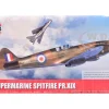 Level 2 Model Kit Supermarine Spitfire PR.XIX Fighter Aircraft with 3 Scheme Options 1/48 Plastic Model Kit by Airfix