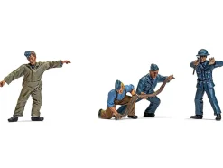 Level 1 Model Kit WWII RAF Ground Crew Figure and Accessory Set 1/48 Plastic Model Kit by Airfix