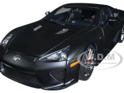 Lexus LFA Matt Black 1/18 Model Car Autoart 78852
