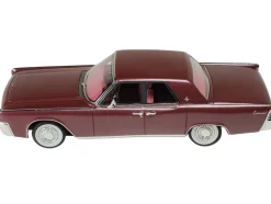 1962 Lincoln Continental Royal Red Metallic with Red Interior Limited Edition to 200 pieces Worldwide 1/43 Model Car by Goldvarg Collection