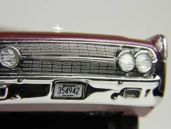 1962 Lincoln Continental Royal Red Metallic with Red Interior Limited Edition to 200 pieces Worldwide 1/43 Model Car by Goldvarg Collection