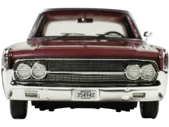 1962 Lincoln Continental Royal Red Metallic with Red Interior Limited Edition to 200 pieces Worldwide 1/43 Model Car by Goldvarg Collection