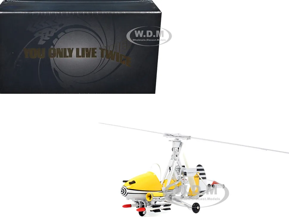 Little Nellie Gyrocopter Yellow James Bond 007 "You Only Live Twice" (1967) Movie Diecast Model by Corgi