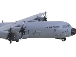 Lockheed C-130J-30 Super Hercules Transport Aircraft "05-8158, Flying Jennies, 815th Airlift Squadron, Keesler Air Force Base" United States Air Force "Gemini 200" Series 1/200 Diecast Model Airplane by GeminiJets