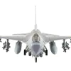 Lockheed F-16AM Fighting Falcon Fighter Aircraft "UA24-3596, Pylon Integrated Dispenser System Plus" (2024) Ukrainian Air Force "Air Power Series" 1/72 Diecast Model by Hobby Master
