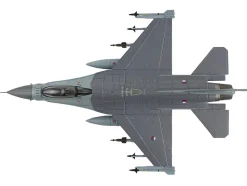 Lockheed F-16AM Fighting Falcon Fighter Aircraft "313 Squadron, Afghanistan" (2008) Royal Netherlands Air Force (RNLAF) "Air Power Series" 1/72 Diecast Model by Hobby Master