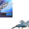 Lockheed F-16C Fighting Falcon Fighter Aircraft "86-0335, Blue Splinter, 354th Wing, 18th AGRS, Eielson AFB" (2018) United States Air Force "Air Power Series" 1/72 Diecast Model by Hobby Master