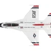 Lockheed F-16D Fighting Falcon Fighter Aircraft "No.7, Thunderbirds, Nellis Air Force Base" (2017) United States Air Force "Air Power Series" 1/72 Diecast Model by Hobby Master