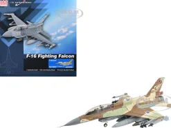Lockheed F-16D Fighting Falcon Fighter Aircraft "628, Barak, 105 Squadron, The Scorpion" Israeli Air Force "Air Power Series" 1/72 Diecast Model by Hobby Master