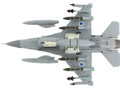 Lockheed F-16D Fighting Falcon Fighter Aircraft "628, Barak, 105 Squadron, The Scorpion" Israeli Air Force "Air Power Series" 1/72 Diecast Model by Hobby Master