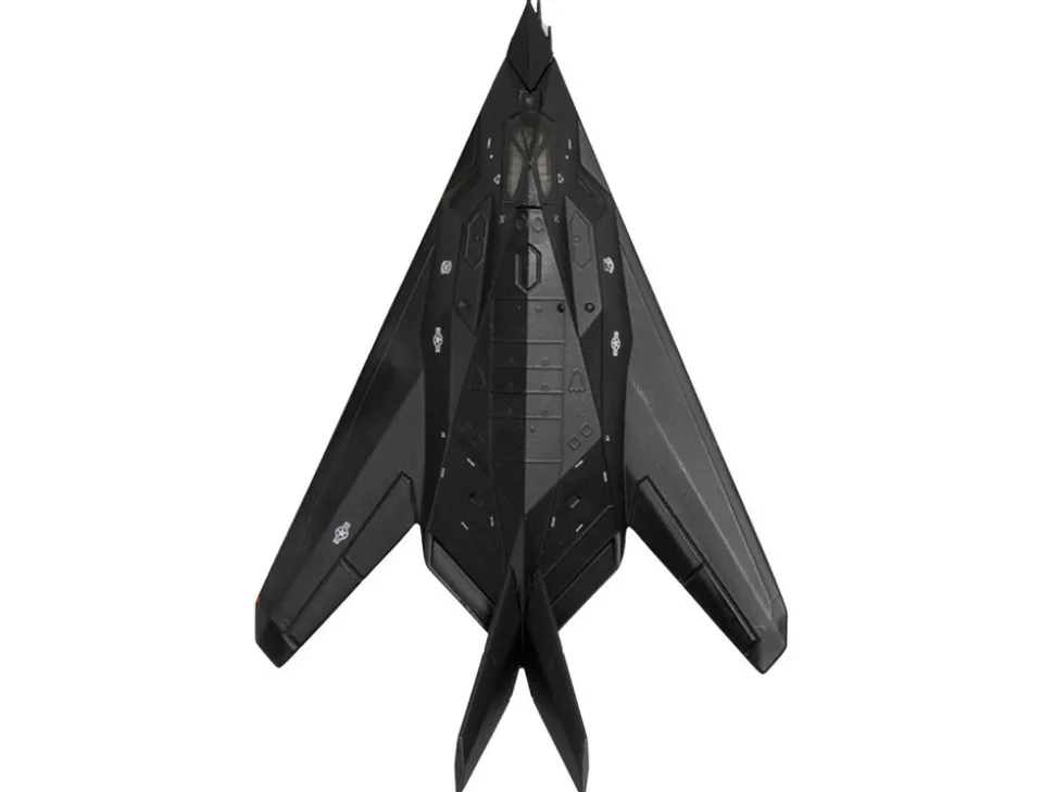 Lockheed F-117 Nighthawk Stealth Aircraft "Affectionately Christine - Stars and Stripes" United States Air Force 1/150 Diecast Model Airplane by Postage Stamp