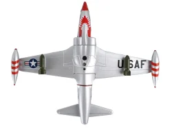 Lockheed F 80 Shooting Star Fighter Aircraft Evil Eye Fleagle Miss Barbara Ann United States Air Force 1/96 Diecast Model Airplane Postage Stamp PS5392-1