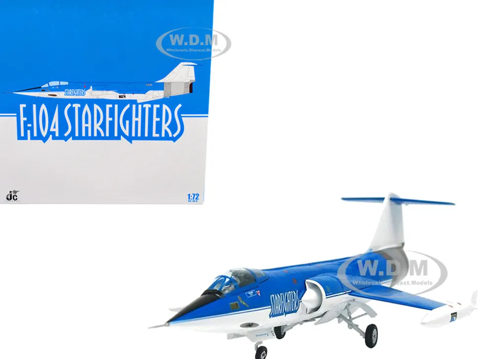 Lockheed F104S Starfighter Aircraft Starfighters Aerospace Aerobatics Team 2012 1/72 Diecast Model JC Wings JCW-72-F104-001