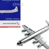 Lockheed L 188 Electra Commercial Aircraft American Airlines Silver with Red Stripes 1/400 Diecast Model Airplane GeminiJets GJ1718