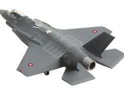 Lockheed Martin F-35A Lightning II Aircraft "Eskadrille 727, Skrydstrup Air Base" (L-007) Royal Danish Air Force 1/200 Diecast Model Airplane by Herpa