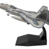 Lockheed Martin F-22A Raptor Aircraft "Spirit of America, 412th Test Wing, Edwards Air Force Base" (1997) United States Air Force 1/100 Diecast Model Airplane