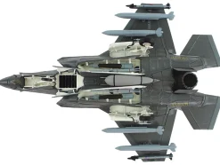 Lockheed Martin F-35B Lightning II Aircraft (Beast Mode) "Black Death, VMFA-542, MCAS Cherry Point" (2023) United States Marine Corps "Air Power Series" 1/72 Diecast Model by Hobby Master