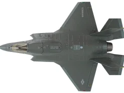 Lockheed Martin F-35B Lightning II Aircraft "Black Death, VMFA-542, MCAS Cherry Point" (2023) United States Marine Corps "Air Power Series" 1/72 Diecast Model by Hobby Master