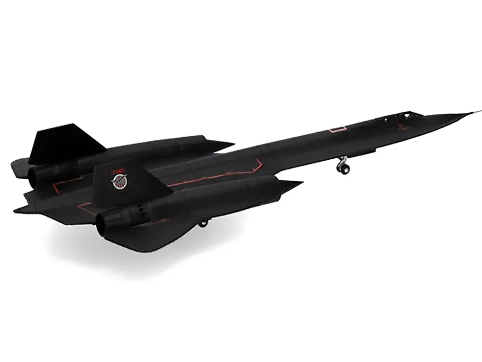 Lockheed SR-71A Blackbird Stealth Aircraft "9th Strategic Reconnaissance Wing, Detachment 4, RAF Mildenhall" United States Air Force 1/200 Diecast Model Airplane by Herpa