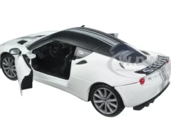 Lotus Evora S Matt White 1/24 Diecast Model Car Motormax 79505