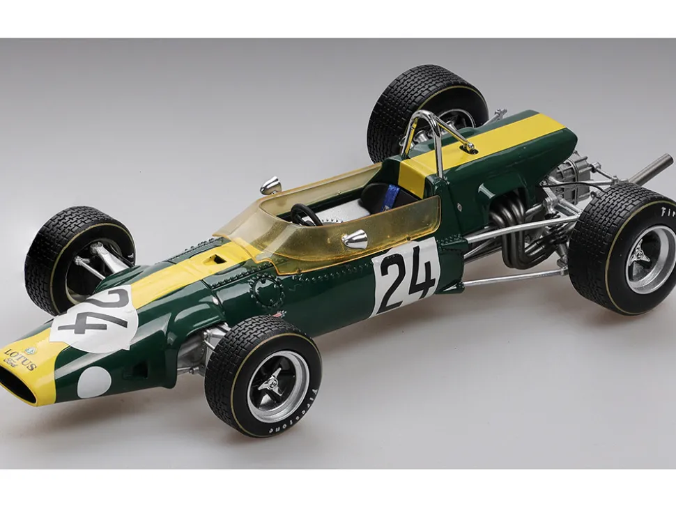 Lotus 48 #24 Jackie Oliver Formula One F1 "German GP" (1967) "Mythos Series" Limited Edition to 40 pieces Worldwide 1/18 Model Car by Tecnomodel