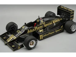 Lotus 94T #11 Elio de Angelis "John Player Special Team Lotus" Formula One F1 "Dutch GP" (1983) with Display Case "Mythos Series" Limited Edition to 50 pieces Worldwide 1/18 Model Car by Tecnomodel