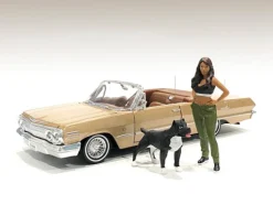 Lowriderz Figurine IV Dog 1/18 Scale Models American Diorama 76276