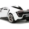 Lykan Hypersport White with Bronze Metallic Rear Spoiler HKS Hyper-Spec Series 1/24 Diecast Model Car Jada JA34030
