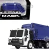 Mack LR with McNeilus Rear Load Refuse Body Blue and White 1/87 Diecast Model First Gear 80-0352