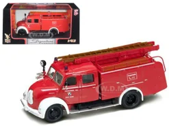 1961 Magirus Deutz Mercur TLF-16 Red/White 1/43 Diecast Model Car Road Signature 43010