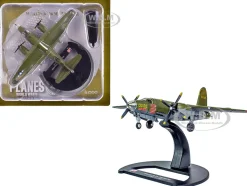 Martin B-26B Marauder Bomber Aircraft "QQQQ, 556th Bomb Squadron, 387th Bomb Group" United States Army Air Forces (1943) "Planes of World War II" Series 1/144 Diecast Model Airplane by Luppa