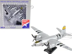 Martin B 26 Marauder Bomber Aircraft Perkatory II 386th Bomb Group 555th Bomb Squadron United States Army Air Forces 1/107 Diecast Model Airplane Postage Stamp PS5562-3