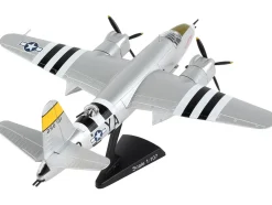 Martin B 26 Marauder Bomber Aircraft Perkatory II 386th Bomb Group 555th Bomb Squadron United States Army Air Forces 1/107 Diecast Model Airplane Postage Stamp PS5562-3