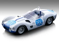 Maserati Birdcage Tipo 61 #200 Umberto Maglioli Nino Vaccarella Targa Florio 1960 Limited Edition to 80 pieces Worldwide 1/18 Model Car Tecnomodel TM18-276G