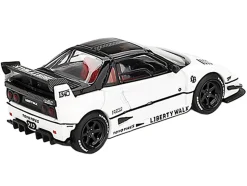 Mazda AZ-1 Liberty Walk LB40 RHD (Right Hand Drive) White with Black Top "2024 Tokyo Auto Salon" Limited Edition 1/64 Diecast Model Car by Mini GT