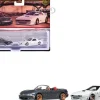 Mazda Mazdaspeed Miata Gray Metallic and Mazda RX7 FC Pandem White "Car Culture" Set of 2 Cars Diecast Model Cars by Hot Wheels