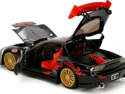 1993 Mazda RX-7 Black with Graphics 