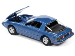 1982 Mazda RX-7 Blue Metallic 1981 Datsun 280ZX Orange Mist Metallic Import Heat Set of 2 Cars 1/64 Diecast Model Cars Johnny Lightning JLPK014 JLSP169 B