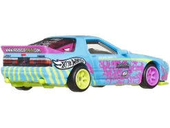 Mazda RX7 FC PANDEM Blue with Graphics 