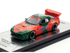 Mazda RX7 (FC3S) "Pandem Aero" RHD (Right Hand Drive) #55 Red and Green "Hong Kong Toycar Salon 2025 Event Edition" 1/64 Diecast Model Car by Inno Models