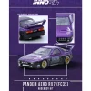 Mazda RX7 (FC3S) "Pandem Rocket Bunny" Kit Purple Metallic and Black 1/64 Diecast Model Car by Inno Models