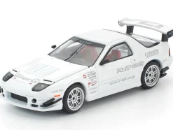 Mazda RX7 (FC3S) RE Amemiya RHD (Right Hand Drive) White 1/64 Diecast Model Car by Pop Race