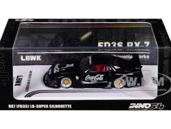 Mazda RX7 (FD3S) LB-Super-Silhouette RHD (Right Hand Drive) #20 "Coca-Cola Zero" Black 1/64 Diecast Model Car by Inno Models