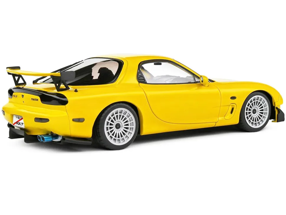 1994 Mazda RX7 Type RS (FD3RS) RHD (Right Hand Drive) Yellow 1/18 Diecast Model Car by Solido