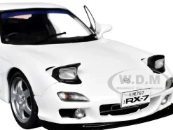 2001 Mazda RX7 Type RS (FD3S) RHD (Right Hand Drive) White 1/18 Diecast Model Car by Solido